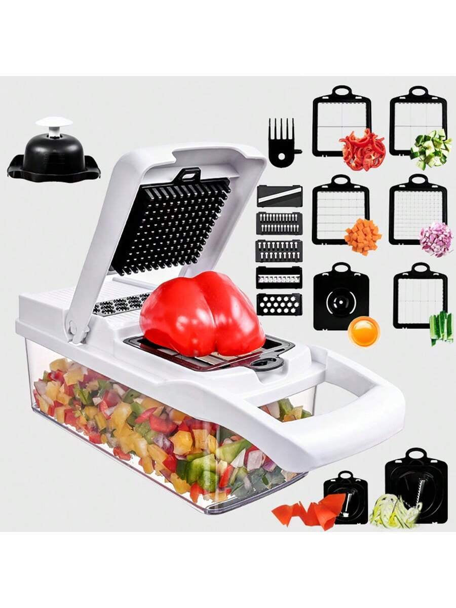 Professional 26-In-1 Vegetable Chopper,Food Chopper,Food Chopper, Onion Chopper, Veggie Chopper,Veggie Chopper with Container,Chopper Vegetable Cutter,Vegetable Chopper with Container